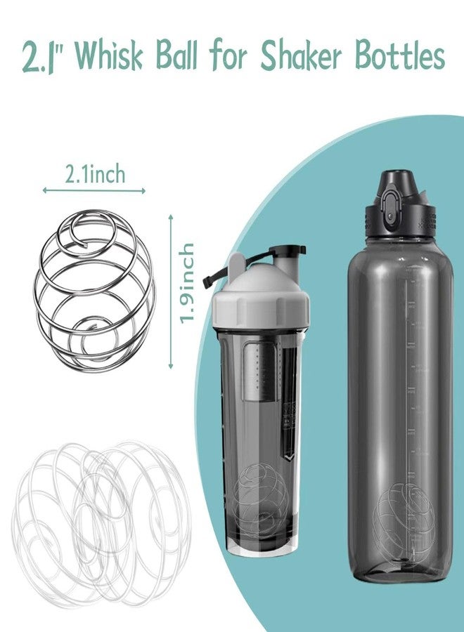 KASBEE Shaker Balls, 2.1 Inch, 2PCS Mixing Balls, 304 Stainless Steel, No Chunks, Whisk Balls Shaker Cups, Mixer Bottles, Mason Jars, Protein Shakes, Smoothies - Image 5